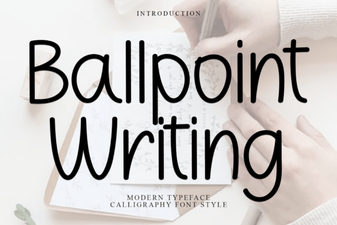 Ballpoint Script Fonts for Clear, Everyday Handwriting
