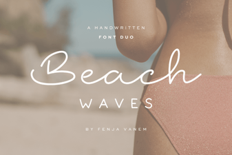 Create Custom Beach Style Designs with Duo Font