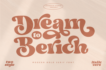 Dream to Berich Font: Your Creative Design Asset
